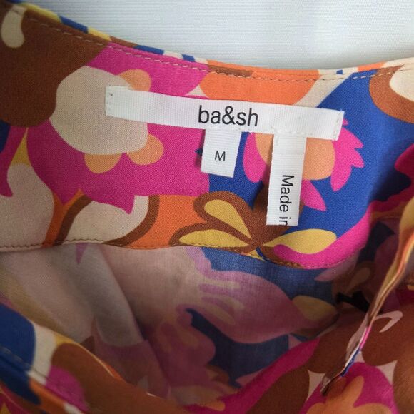 ba&sh Sery Floral Print Viscose Camisole Tank Top Multicolor Size Medium - Picture 7 of 8